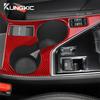 Real Soft Carbon Fiber Central Control Cup Panel Sticker For Subaru Crosstrek 2024 For Impreza 2024 Cover RHD LHD Interior Trim