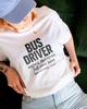 Typography Bus Driver Shirt Back To School Tee, Comfort Colors® School Bus Driver Gift Unisex Minimalist Cotton T-Shirt Women Men