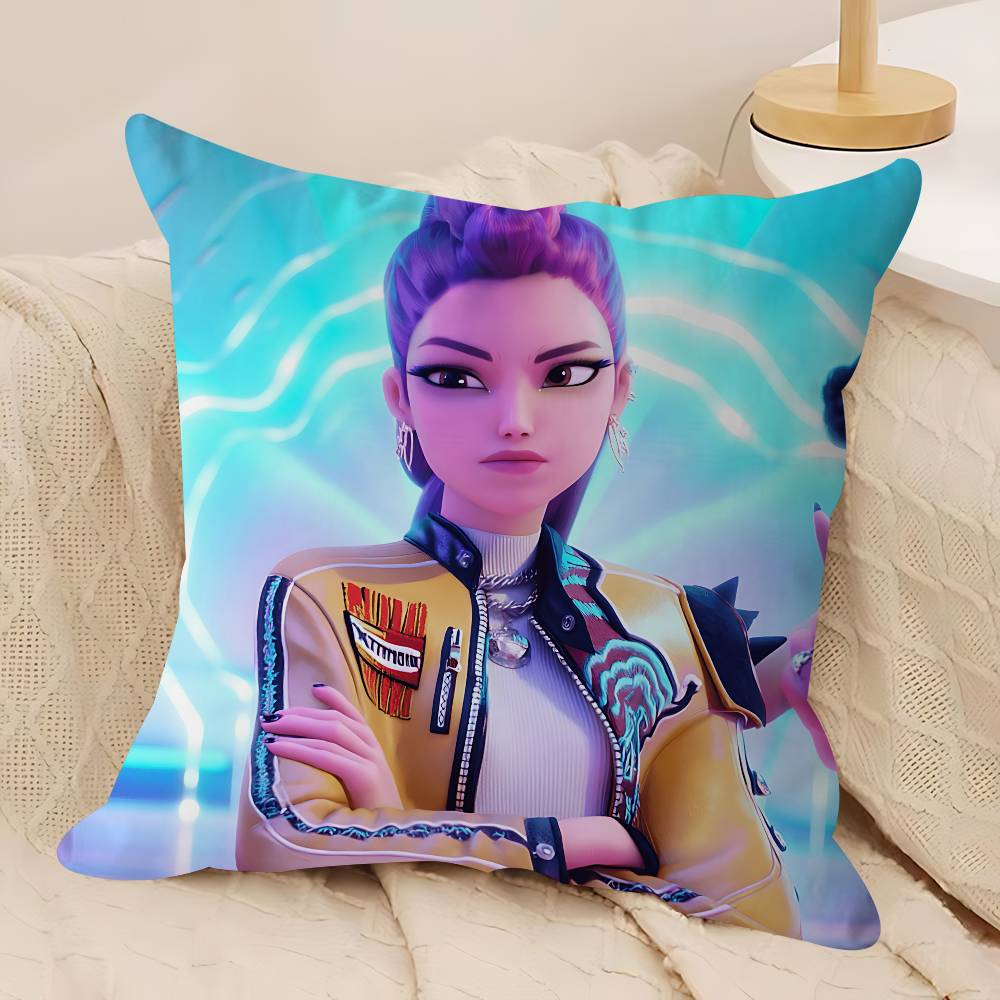 KPop Demon Hunters Personalized Pillow Dust Cover Bedroom Kids Party Decoration Pillowcase Birthday Children Gift