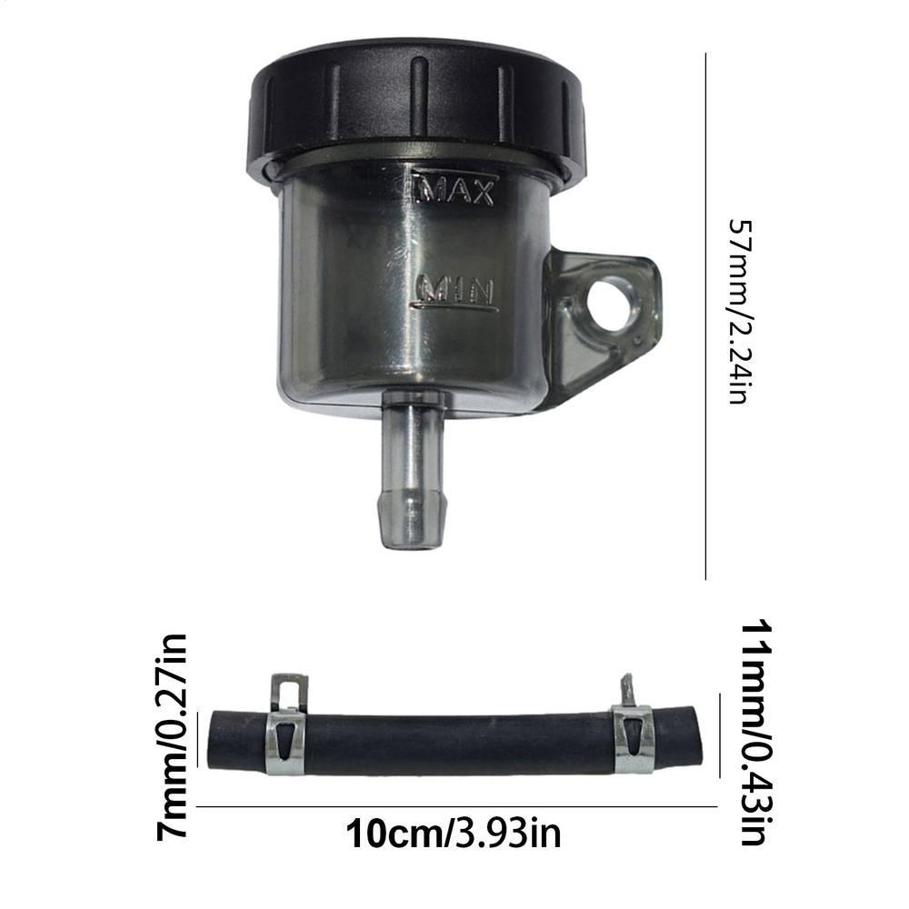 

Brake Fluid Cup High Temperature Resistant Fluid Bottle Reservoir Master Cylinder Oil Cup Rear Front Clutch Tank Fluid Bottle