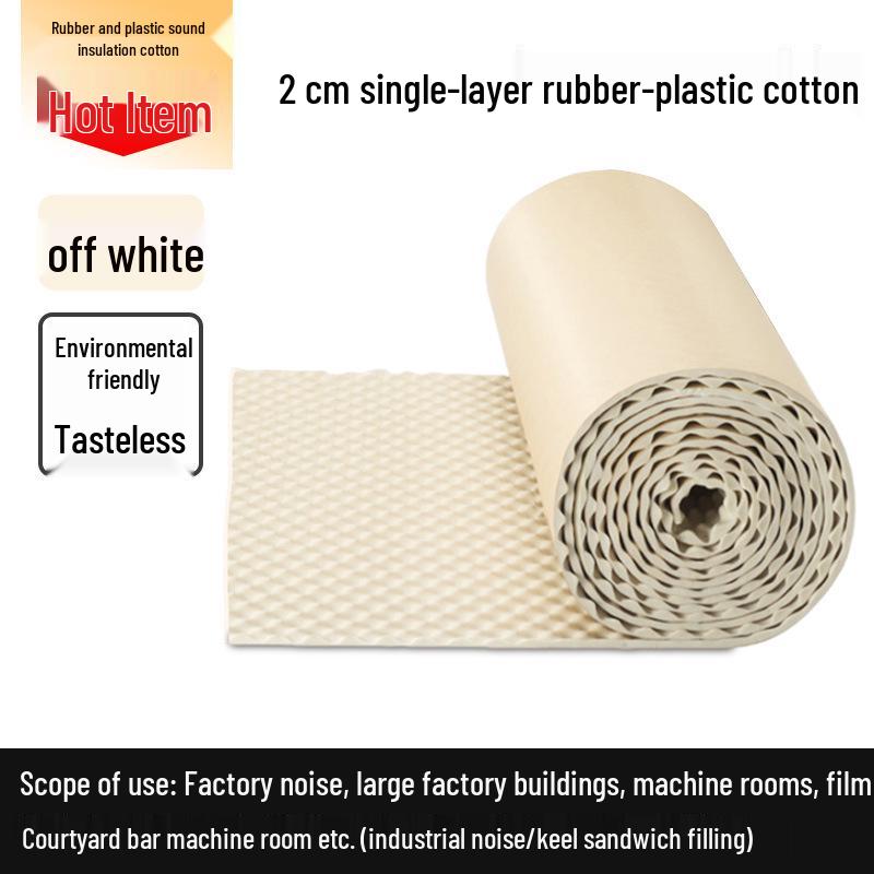 Flame-Retardant Self-Adhesive Soundproofing Panel - Noise Reduction & Absorption 