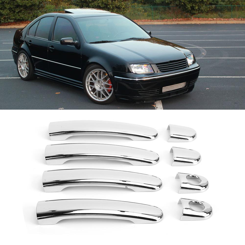 Stainless Steel Electroplate Door Handle Fits for Skoda Octavia 2005 2012