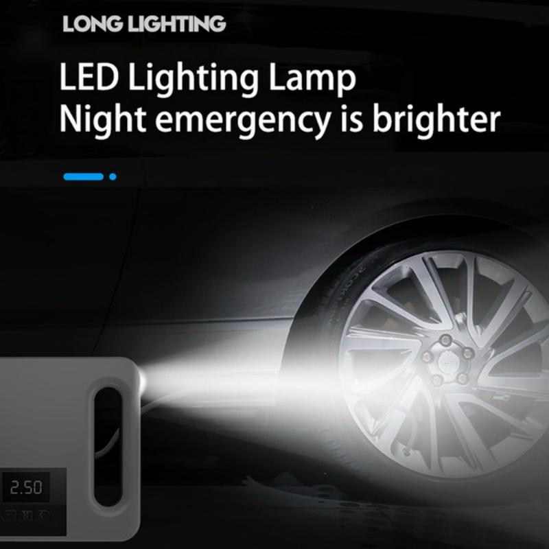 Araba Hava Kompresörü 12V Taşınabilir Elektrikli Araba Hava Pompası Mini Lastik Şişirme Makinesi Otomatik Lastik Pompası Yüksek Basınçlı Lastik Hava Şişirme Pompası