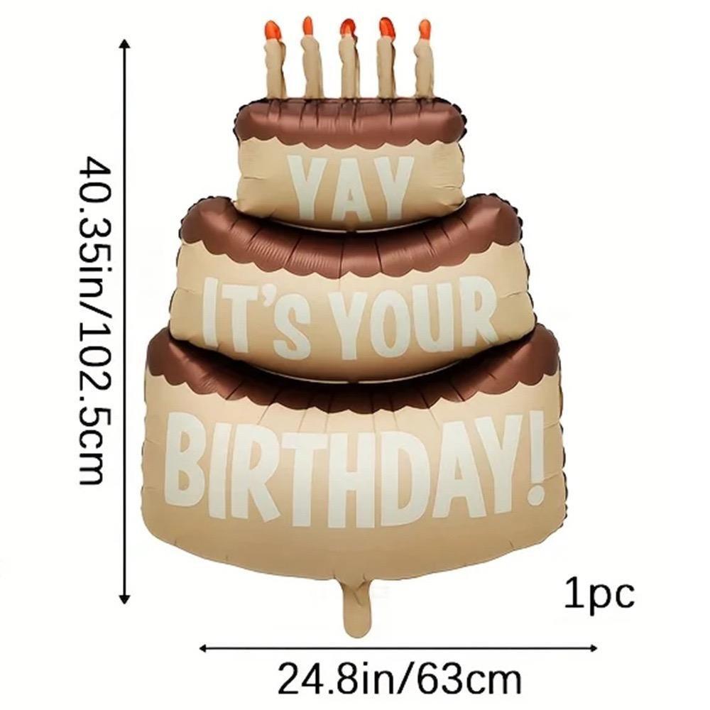 Capybara Cartoon Latte Art Kids Foil Balloon - Birthday Party Decoration