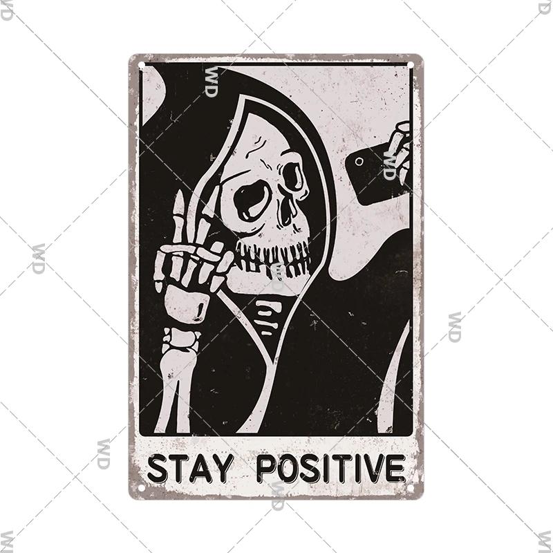 Funny Quote Sarcastic Vintage Posters Life Tin Sign Retro Plaque Metal Plate Wall Art Decor for Home Garden Courtyard Room Gift