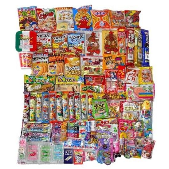 Traditional Japanese sweets nostalgic assortment set approximately 100 types pieces quality focused standard snacks