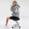 TK Women's and Men's Letter Print Hooded Sweatshirt Sports Pullover