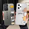 Phone Cover Case for Xiaomi Redmi Note 14 A1 11 Pro Note 13 12 Pro Plus A2 12 10 12C 13C 14C Cute Cartoon Cat