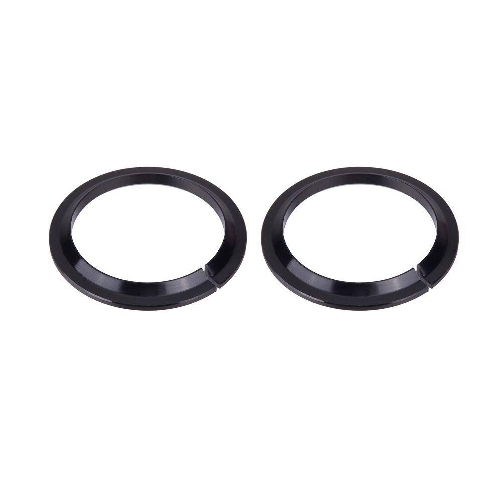 

2PCS Inner 39.7mm Tapered Fork Crown Race Aluminum alloy for 1.5 inch Fork Crown Race Lightweight Outer 51mm Headset Base Ring чорний