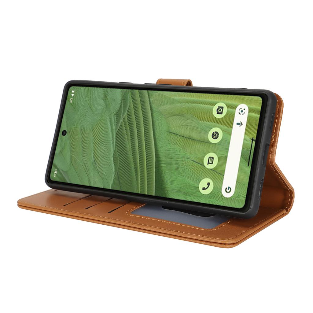 For Google Pixel 7 5G Stand Case Shockproof Leather Wallet Phone Cover