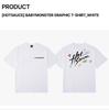 [HOTSAUCE] BABYMONSTER GRAPHIC T-SHIRT (White / Black)
