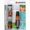 GARDENA Basic Set –Suitable for Hose Ø13mm and Ø15mm –Compatibility Original GARDENA System –Complete Kit– 2-year Warranty