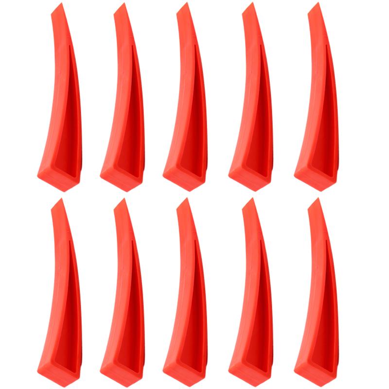 10pcs Car Dent Repair Tool Universal Red Door Wedge Panel Enlarger Door Support Clip Anti Slip Pry Bar Removal Repair Hand Tools