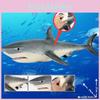 Impressive 62.5cm Large Size Megalodon Great White Shark Simulation Model For Children