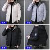Hooded Cotton-padded Men's Coat Brand Versatile Fashion Casual Loose Cotton-padded Jacket Men's Outdoor Casual Cotton-padded Jacket