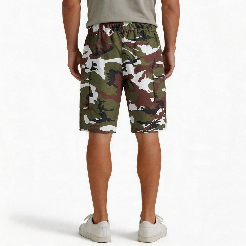 Men's Casual And Fashionable Camouflage Outdoor Sports Shorts - Men's Multi-pocket Work Pants
