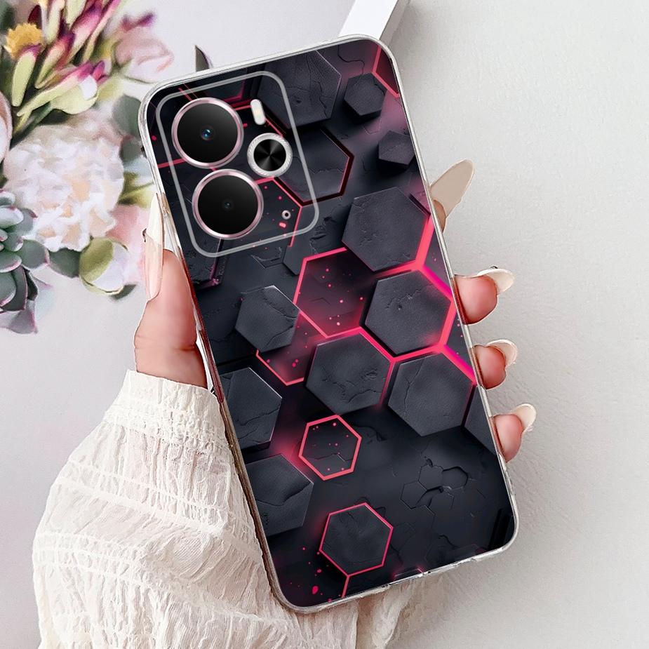 For Realme 14 5G Case RMX5075 Stylish Butterfly Painted Cover Silicone Case For Realme 14X 14 Realme14 T 14T 5G Soft Fundas Bags