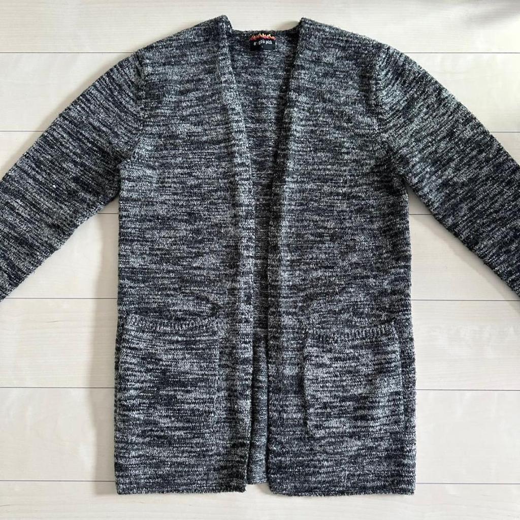 [USED] 8seconds G-DRAGON Cardigan, Dark Gray, Size L