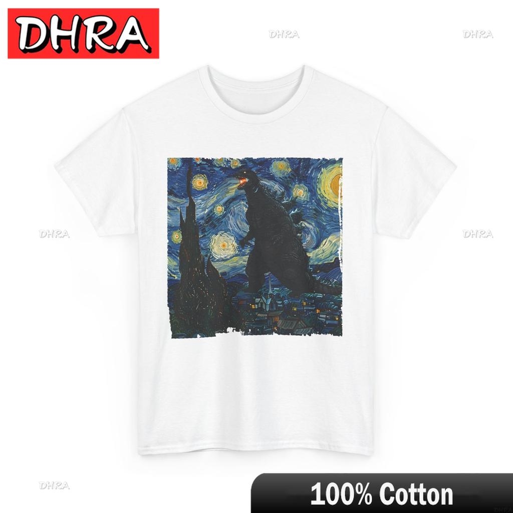 JAPANESE MONSTAR STARRY NIGHT TShirt Kawaii Japanese Shirt Elegant Modern Graphic Cotton Tees Cotton Tee for Vacations TShirt