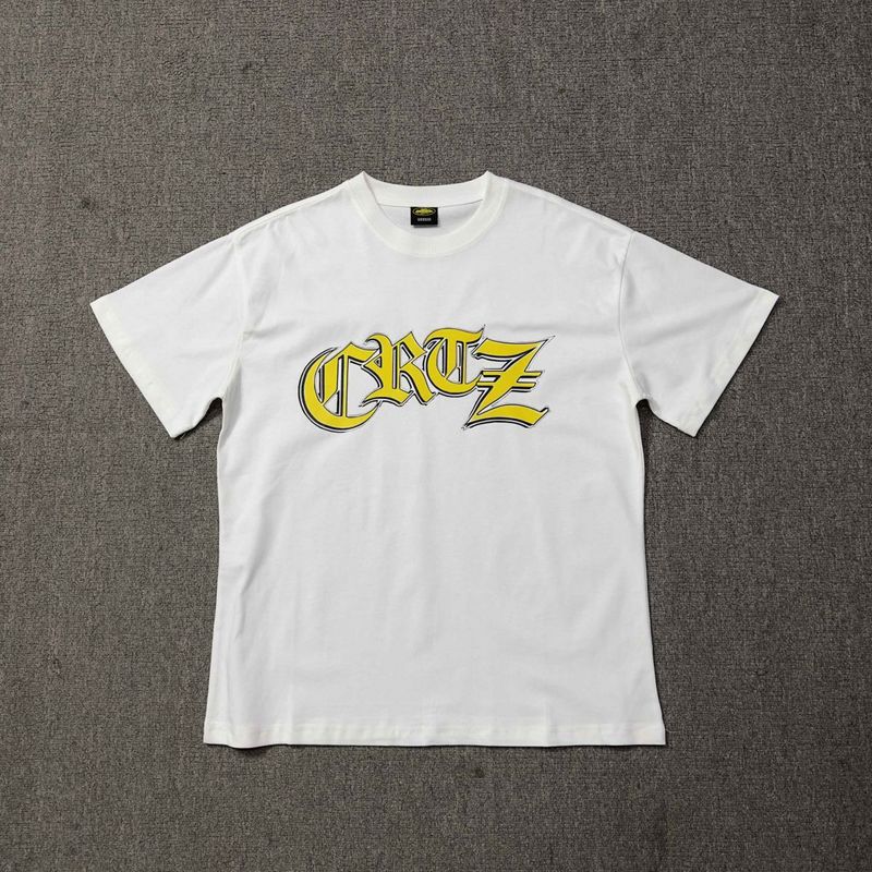 Cross-border corteiz Alcatraz series T-shirt short-sleeved letter Logo digital printing men's and women's tide t trend versatile