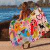 Karol G Female Singer Beach Towels Shower Towel Sauna Travel Spa Microfiber Quick Dry Gym Accessories Cute Room Decor