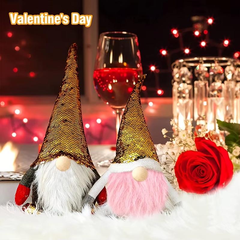 24pcs Valentine's Day Gnome Beard Making Costume Kit, DIY Craft Kit for Handmade Projects, Perfect for DIY Crafts