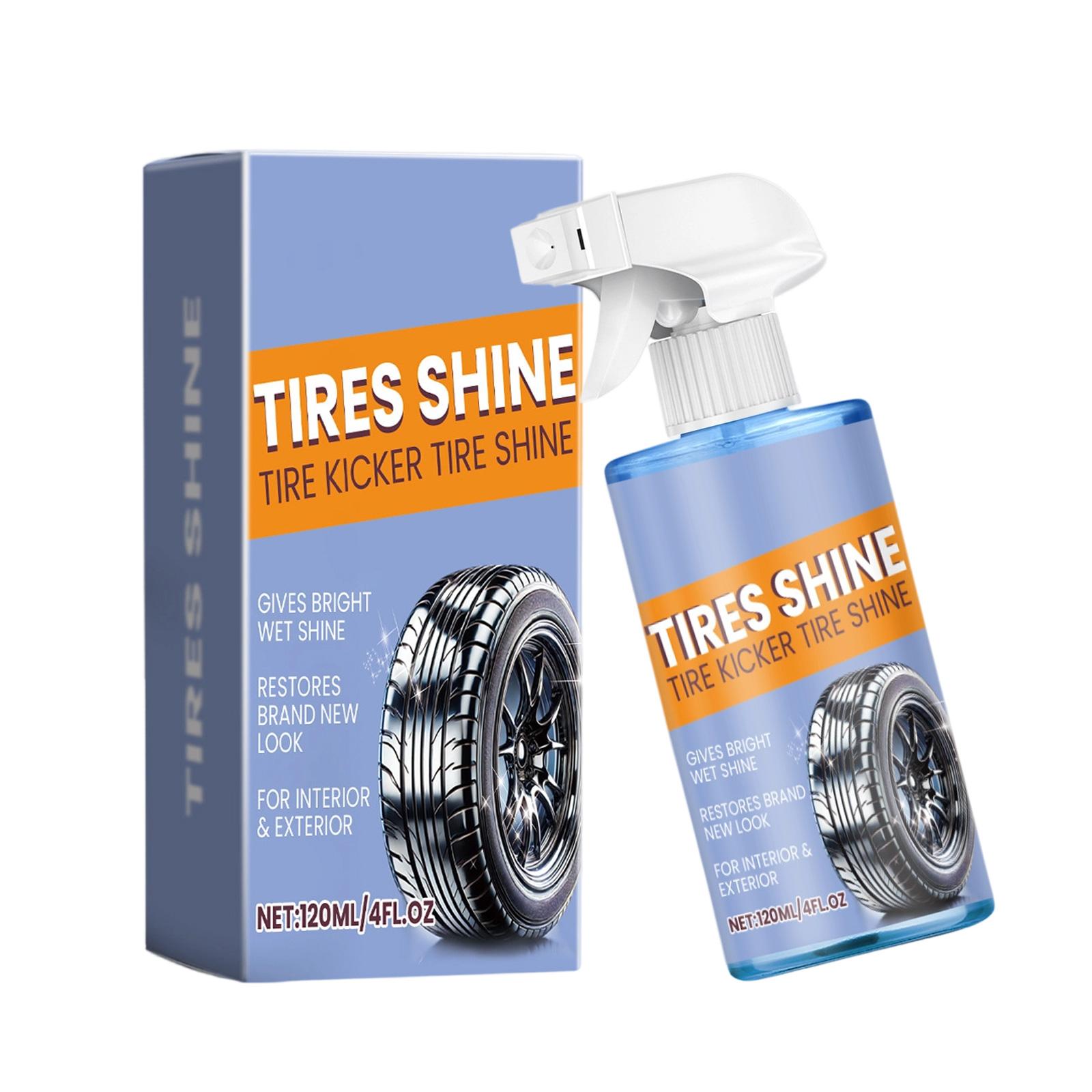 Professional Tyre Shine Tire Shine Sprayer 120ml High Gloss Tire Coating Sprayer Tire Dressing for Wheels 1