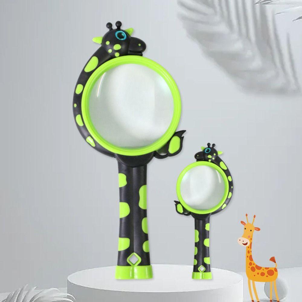 High Definition Loupe Magnifier Experimental Magnifying Glass 10X Glass Giraffe Magnifier  Kids