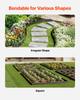 Metal Landscape Edging 10Packs 60in Rust-Resistant Bendable for Yard Garden