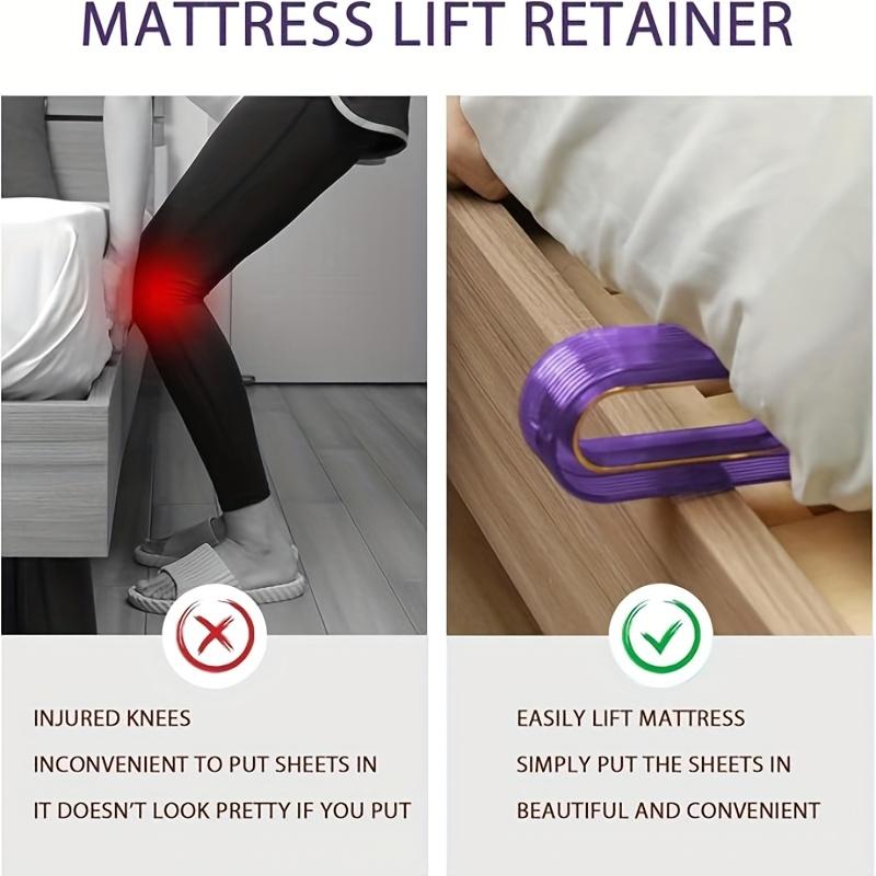 2PCS Bed Lifter Bed Linen Organizer Bed Sheet Tucker Tool Home Mattress Lifter Labor Saving Sheet Change Helper Sturdy Efficient
