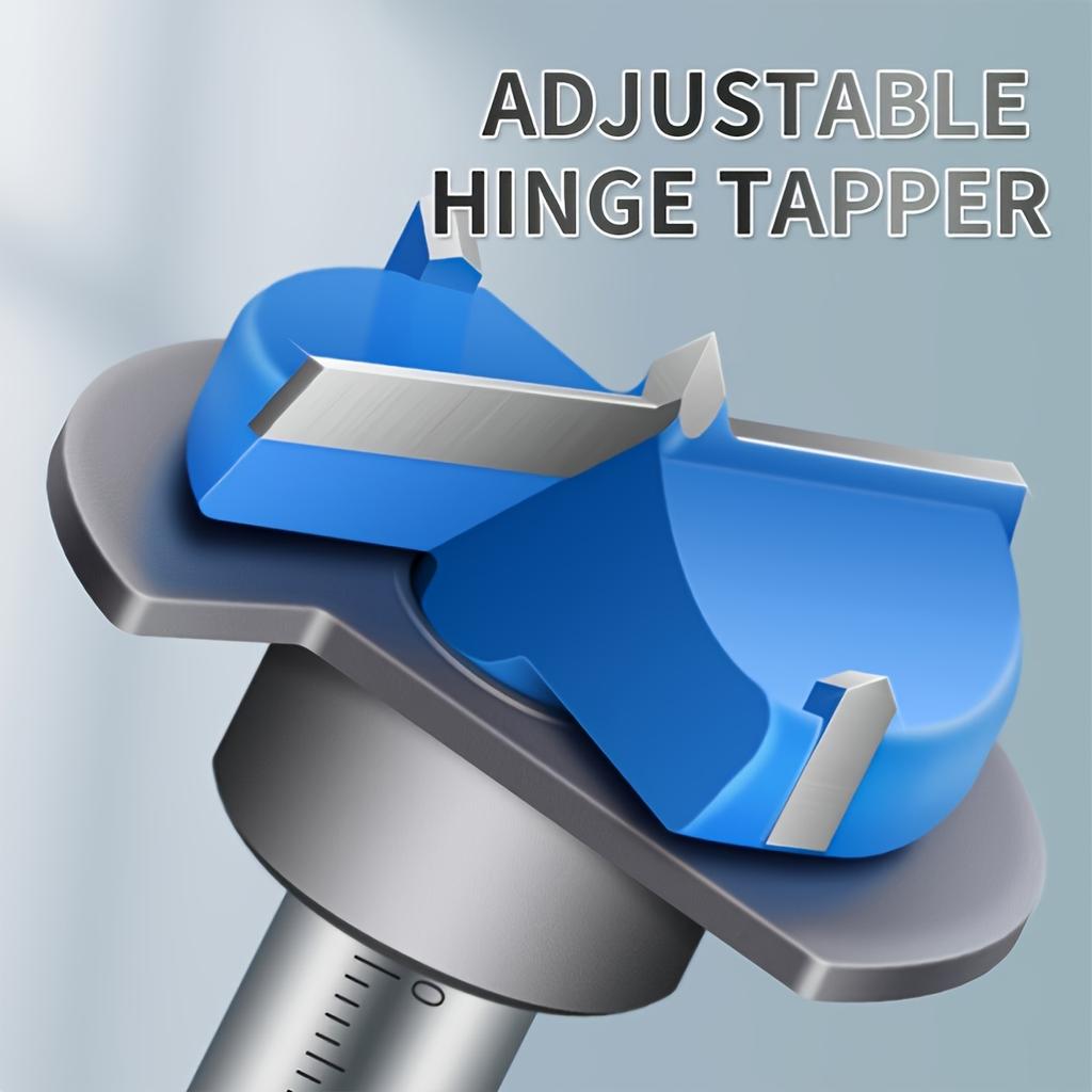 5-teiliges verstellbares Bohrwerkzeug-Set für die Holzbearbeitung, Bohrer-Set für die Holzbearbeitung, Bohrer-Set für Scharniere für die Holzbearbeitung