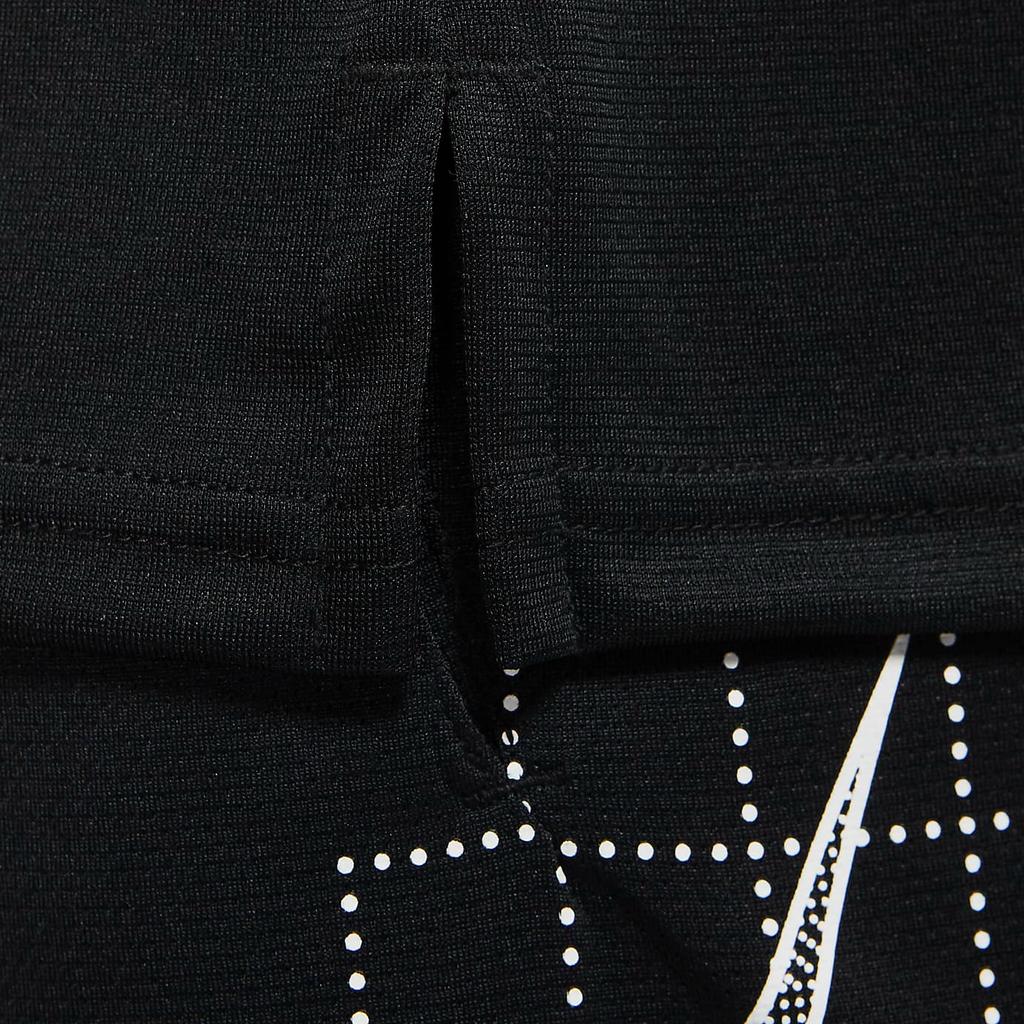 Nike Pullover Girocollo con Stampa Logo Canotta Traspirante Uomo Top Nero CZ2410-010