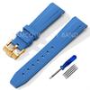Silikonarmband für MoonSwatch Uhr 20mm Gummi Ersatzarmband für Omega X Swatch Speedmaster Uhrenarmbänder