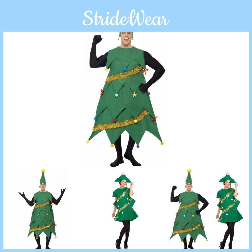 Stylish Christmas Tree Costume Set For Men And Women Perfect For Fun Holiday Events And Cosplay