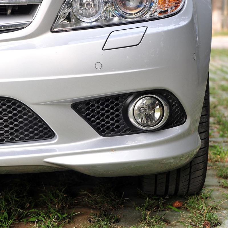 2008-2010 Mercedes-Benz C-Klasse W204 Waben-Nebelscheinwerferblenden & Kühlergrill Modifikation