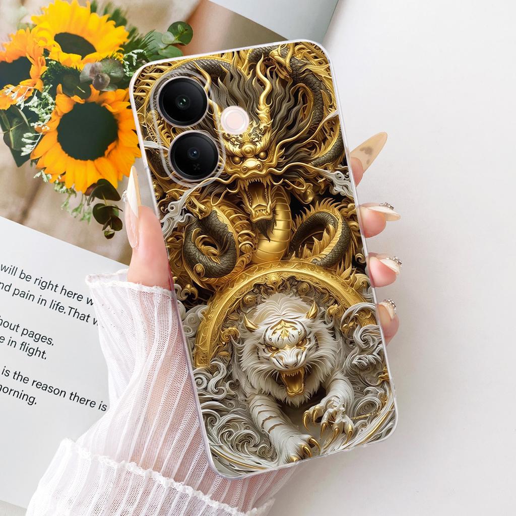 For Vivo V60 Lite 4G Case V2530 New Fashion Painted Cover Soft Slim Phone Case For Vivo V60 V 60 Lite V60Lite 5G Back Cover Bags