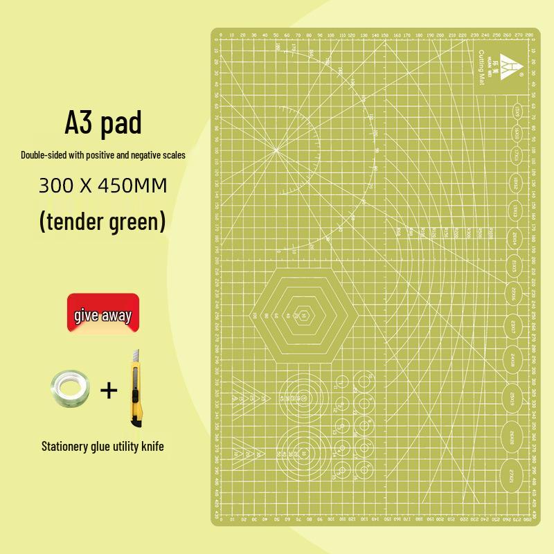 Huamei Handmade Cutting & Engraving Board Mat for Desktop & Student Use