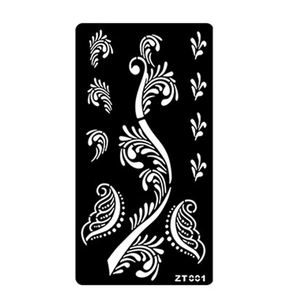 Ethnic Style Flower Tattoo Stickers Personalized Arm Foot Tattoos  Women Lady Style-1
