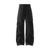 American Trendy Brand Pinch Pleated Design Overalls Elastic Waist Drawstring Loose Wide-leg Pants Thin Vibe Mopping Pants