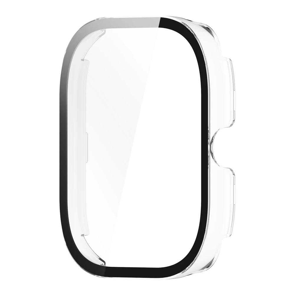 Tempered Glass+Case for Xiaomi Redmi Watch 4 Accessories Screen Protector All Around 9H Hard PC Bumper for Redmi Watch4 Cover