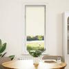 VidaXL Roller Blind Blackout Off-white 45x130cm Fabric Width, Day and Night Blind, Kitchen Blind, Blind 4011611