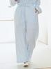Gelato Pique Gauze Striped Long Pants PWFP254350BLUF