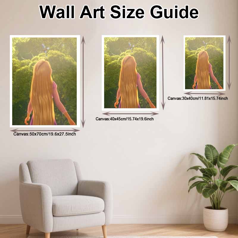 Disney Diamond Art Painting Rapunzel Home Wall Decor Crafts Adult/Beginner Gift Ideas Creative Home Decor