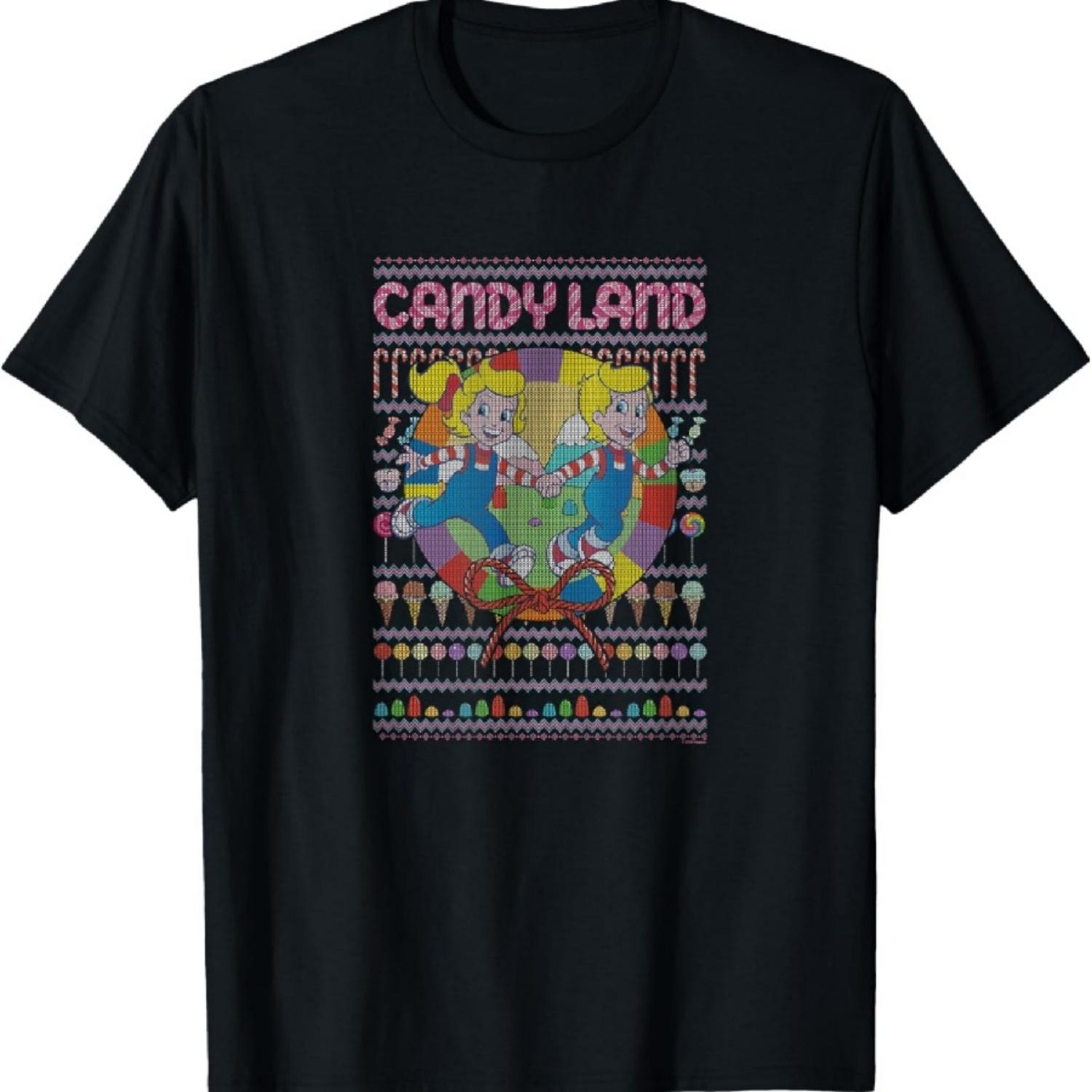 Candy Land Christmas Ugly Sweater T-Shirt S