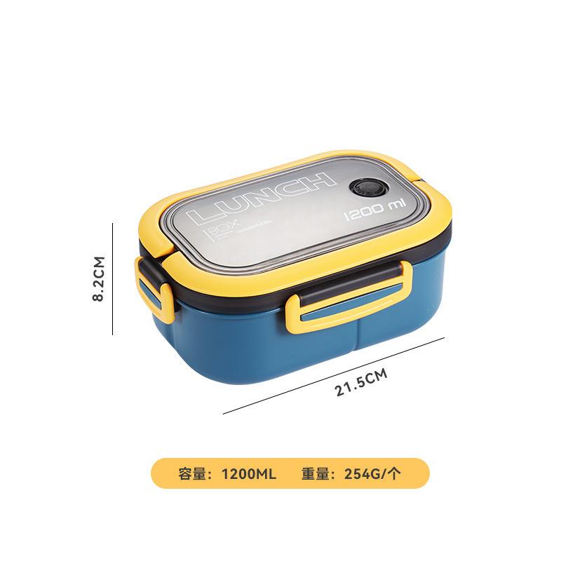 Double-walled Insulated Lunch Boxes Good Can Be Used In Microwave Ovens To Seal Dishes Spoons and Household Crisper Boxes for Home