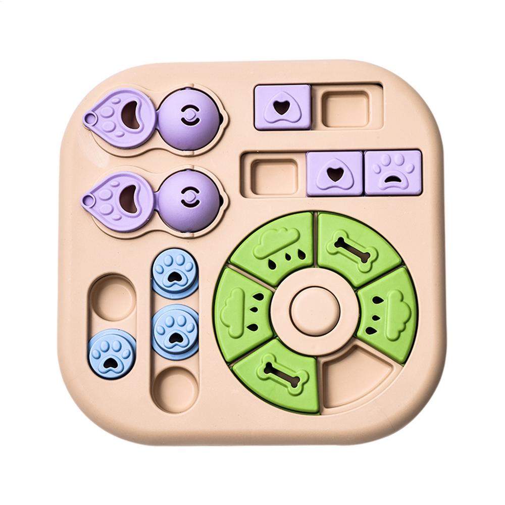 Dog Treat Toy Non-Slip Interactive Slow Feeder Interactive Dog Toys Puzzle Games for Puppy Kitten Cat Mental Stimulation Boredom