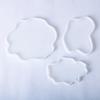 Silicone world Irregular Coaster Resin Silicone Mold UV Epoxy Resin Mold for Making Wine Glass Coffee Coaster Tray Home Decorate