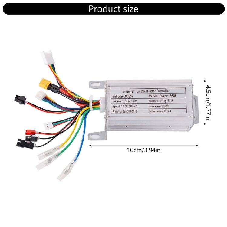 Controller Efficiente per Scooter Elettrico 36V 350W Pacchetto Include Display + Cavo di Estensione per Pendolari Urbani ed Appassionati