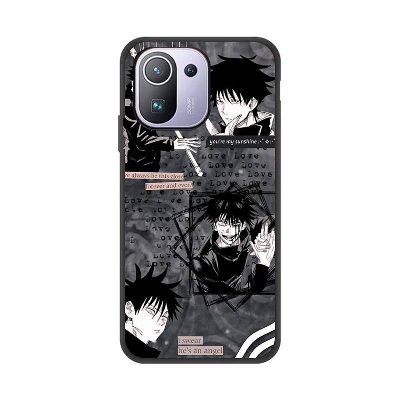 Fushiguro Megumi Phone Case For Xiaomi Redmi 8A 9 K30 Pro 9A Note 8T Note 8 9 Pro TPU Soft Silicone Black Cover