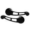 Window Handle 2pcs Alloy Window Handle Riser Winder Crank for Chevrolet Classic Car (Black)